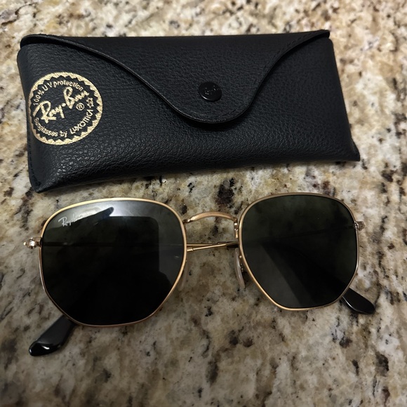 ray-ban hexagonal sunglasses - Picture 1 of 3